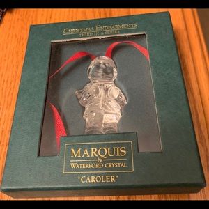 Waterford Crystal Christmas Ornament “CAROLER”